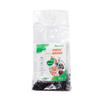 Owoc aronii 80g dla królików i gryzoni